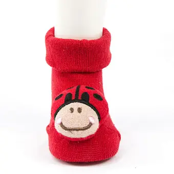 Oem Custom newborn cotton ankle socks non slip infant rubber sole toddler Socks baby cute kids