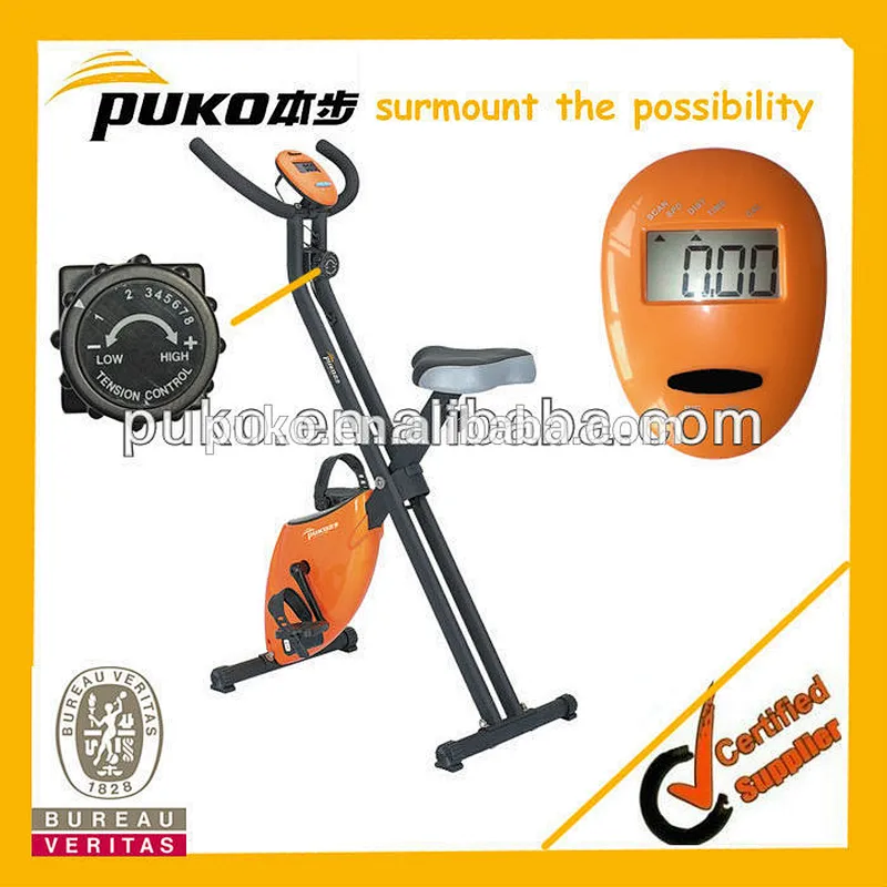 foldable exercise bike two wheels with GS certification