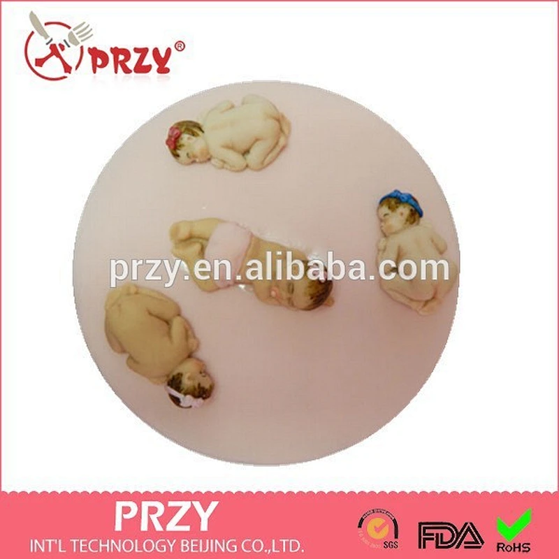 silicone cake decorative mold for baby fondant mold