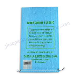 Wholesale customized bopp laminated virgin pp woven bag for rice 5kg