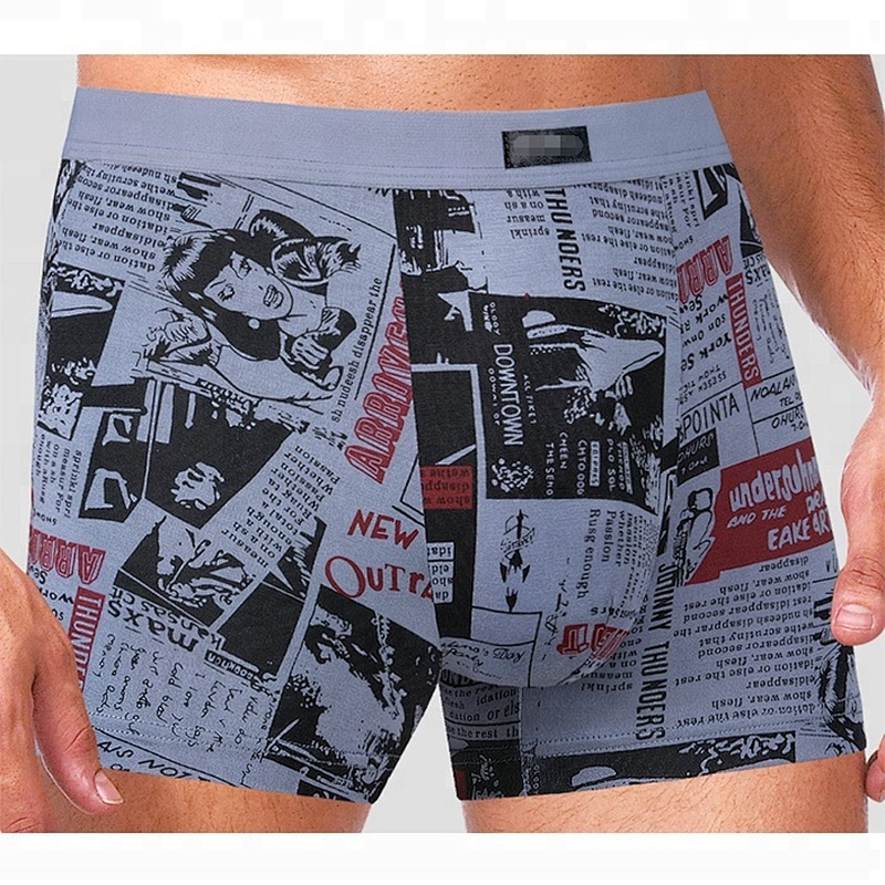 China supplier OEM brand men's boxers and men's underwear