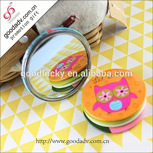 Make your own logo tin pocket mirror beautiful hand mirror