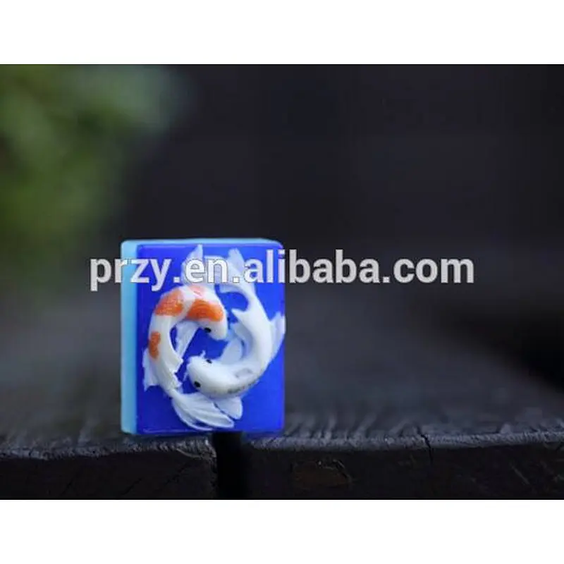 2017 PRZY Pisces 9 Bars Tray soap silicone mold Pisces silicone mold soap molds