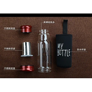 crystal glass Rider glass With cover seal creative portable car cup of hot tea cup