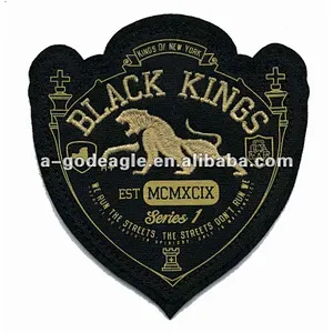 2012 fashion embroidery and printing laser cut border applique patch