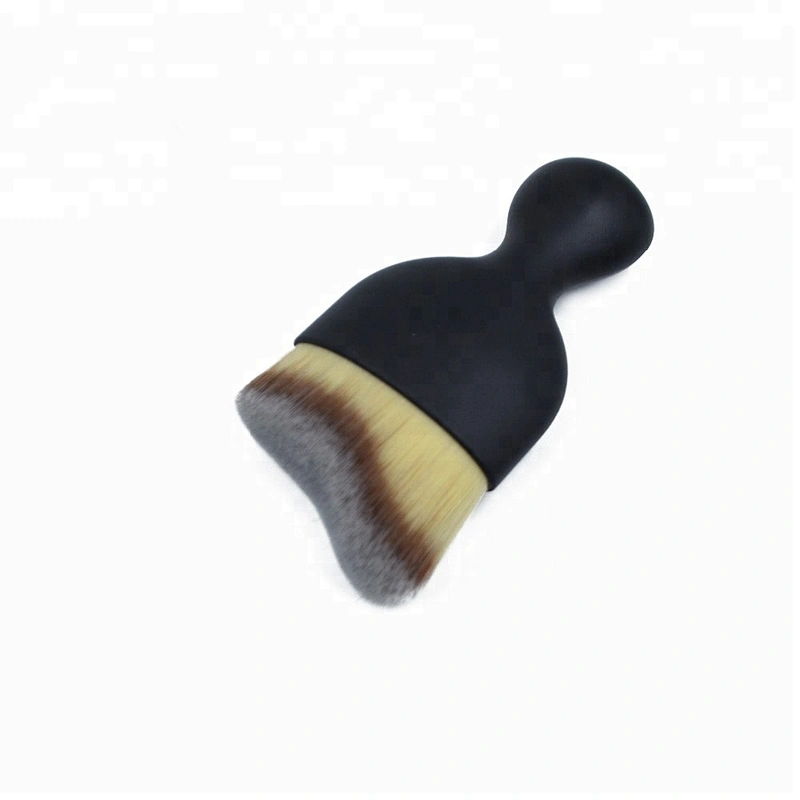 wholesale 2017 new curved face foundation high quality small profession cosmetic makeup brush