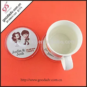 made in China durable plastic coasters waterproof clear acrylic cup mat