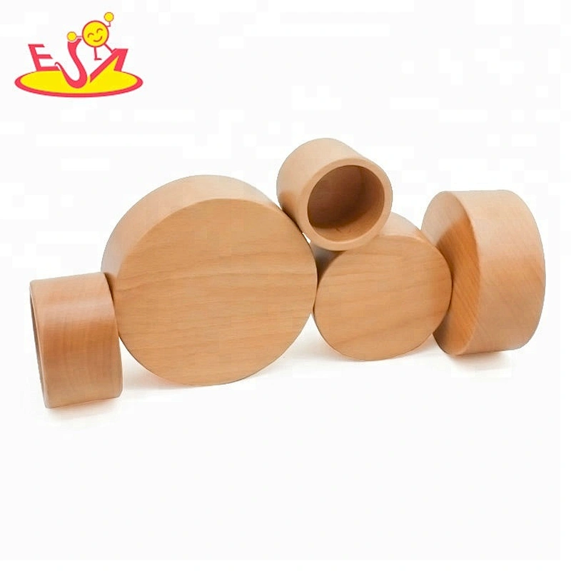 New arrival kids wooden stackable toys for education W13D204
