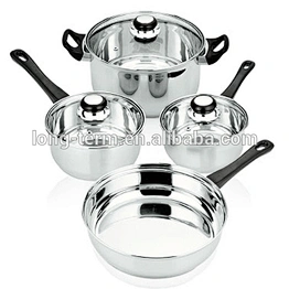 LTP060 7pc不锈钢炊具套装
