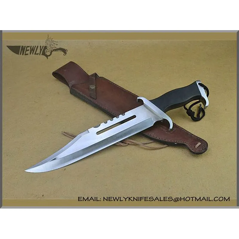 High Class Quick Opening Wood Hunting Knife
