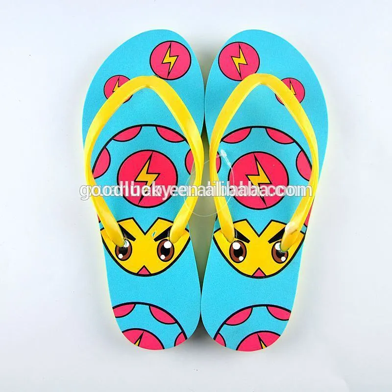 Guangzhou factory custom fashion flip flops children flip flops