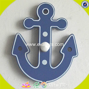 wholesale cheap kids wooden hat hooks high quality children wooden hat hooks W09B068