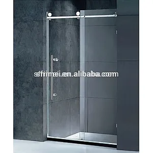 Alibaba Supplier Wholesale Tempered Raindrop Glass Extend Shower Door
