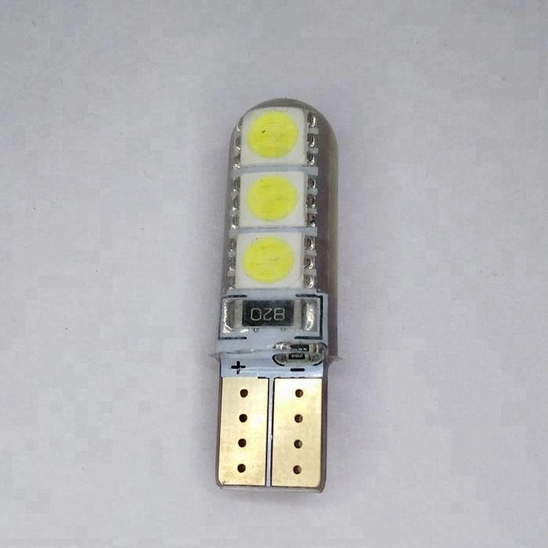 Wholesale Car reading Reverse License plate W5W Canbus Silicon LED Interior Light 5050 6SMD T10