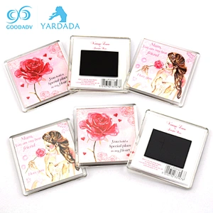 High Quality custom picture fridge magnet paper photo frame magnet