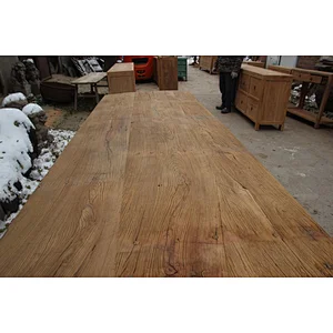 Chinese rustic dinning table U leg