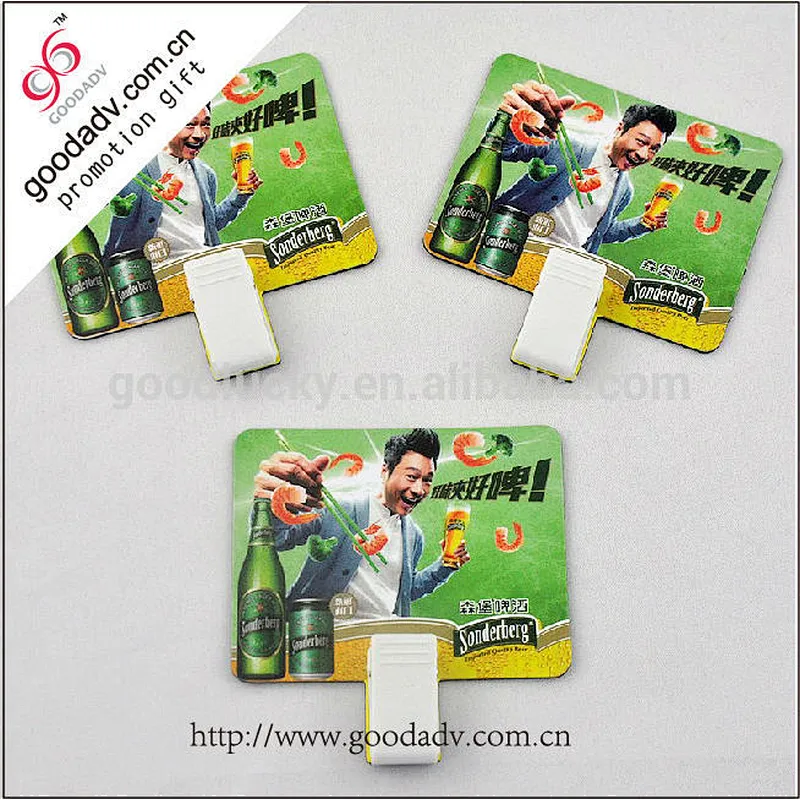 Excellent quality popular promotional gifts refrigerator clip magnet