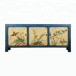 chinese new designs painted wooden tv cabinet furniture in stores