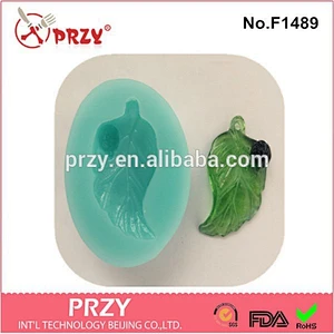 2015 Newest Top Selling Leaf with Ladybird Fondant Silicone Cake Mold