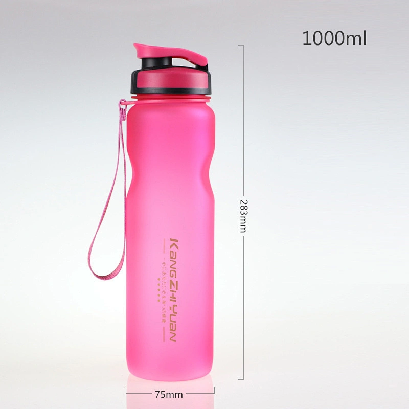 Large Capacity Plastic Sports Kettle Outdoor Fitness Cycling Cups Portable Scrub Space Cup