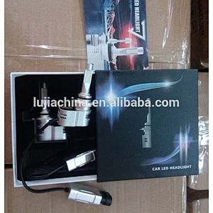 Lujia L6 Y22 led chip 9005 40w 6000lm car hedalight HB3 12000RPM turbo-fan led y19 t5 h7 h11 fog light conversion Kits