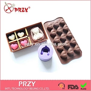 DIY chocolate valentine's day the silicone mold\Handmade silicone soap molds