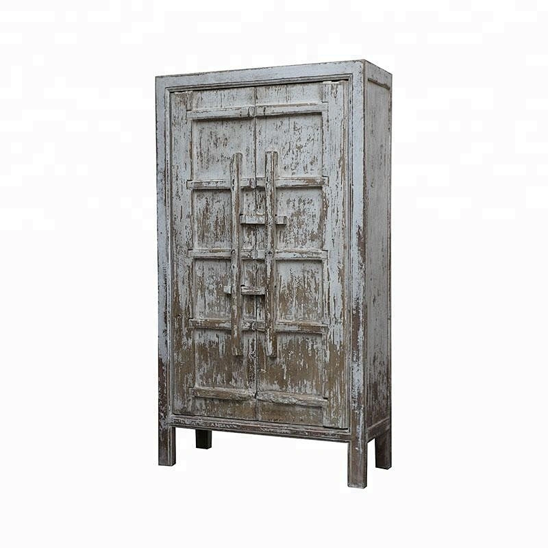 wholesale chinese antique reproduction rustic distressed wardrobe bedroom furniture