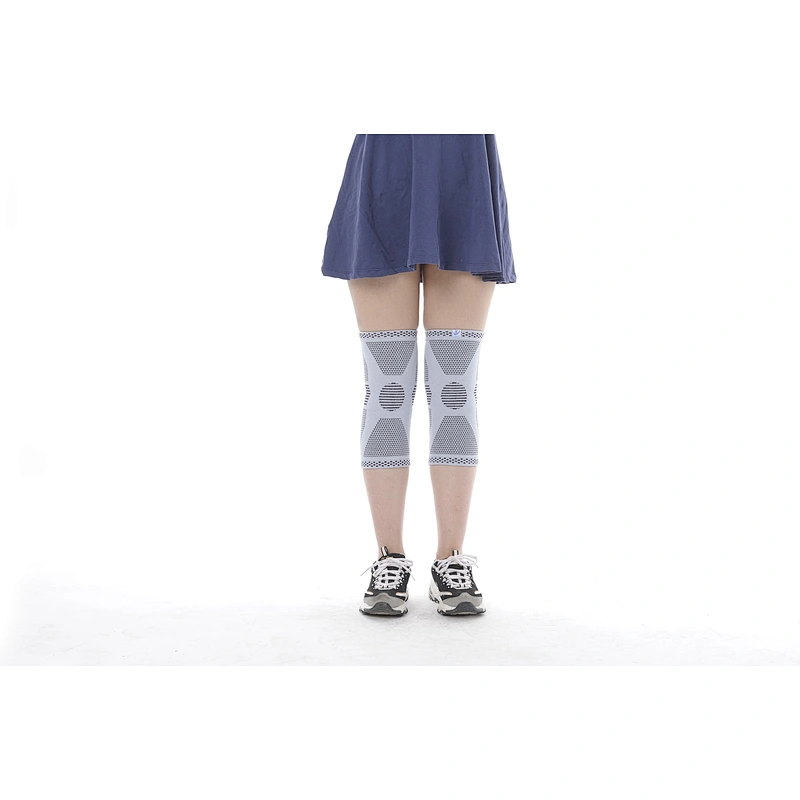 Best Selling bamboo fiber Knitted knee support sleeve