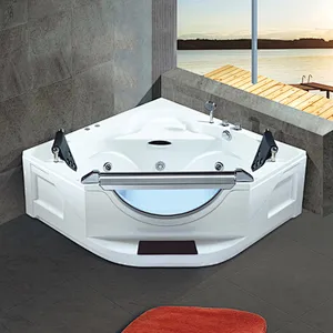 Alibaba New Arrival LED Underwater Light Acrylic Massage Bathtub