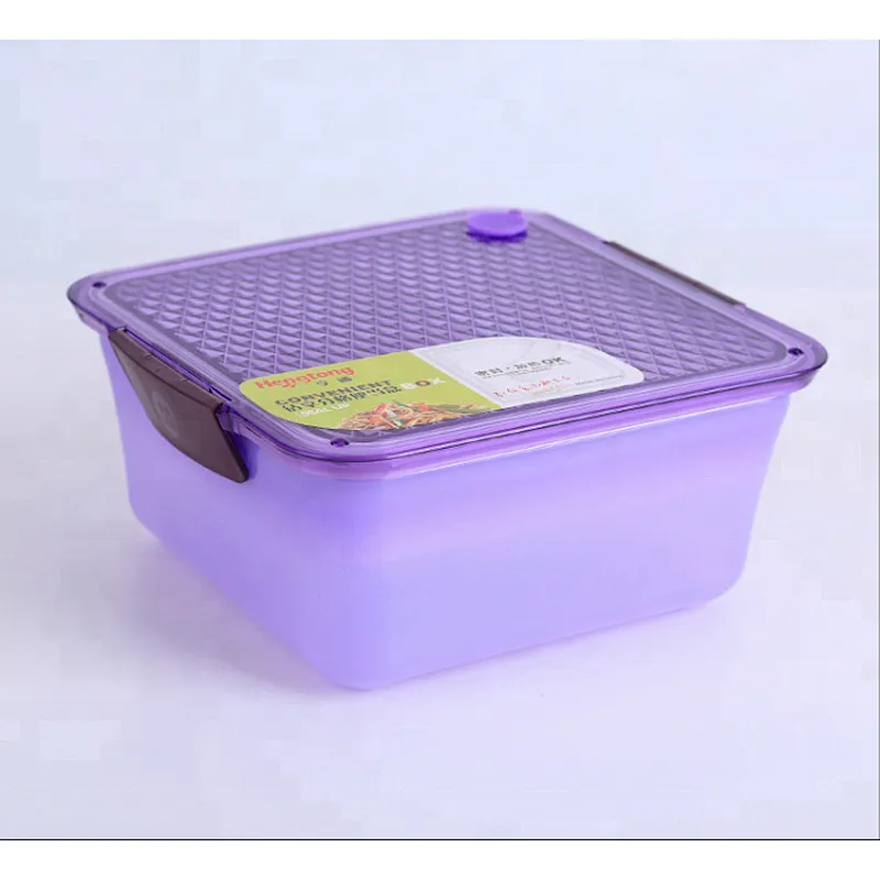 Promotional Plastic Bento Lunch Box with Spoon