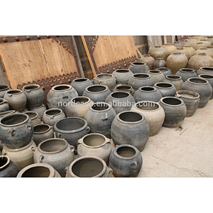 chinese black antique jar Ceramic Brown Pots