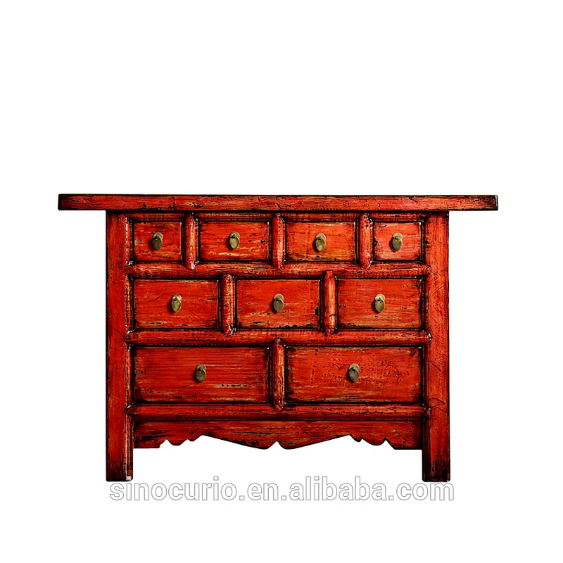 Beijing factory wholesale reproduction lacquered chinese antique furniture