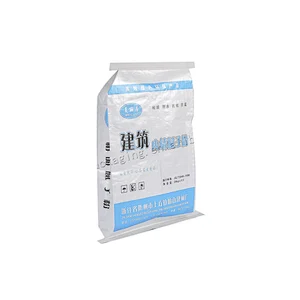 High quality self close white plastic bopp laminated pp woven cement bag 20kg