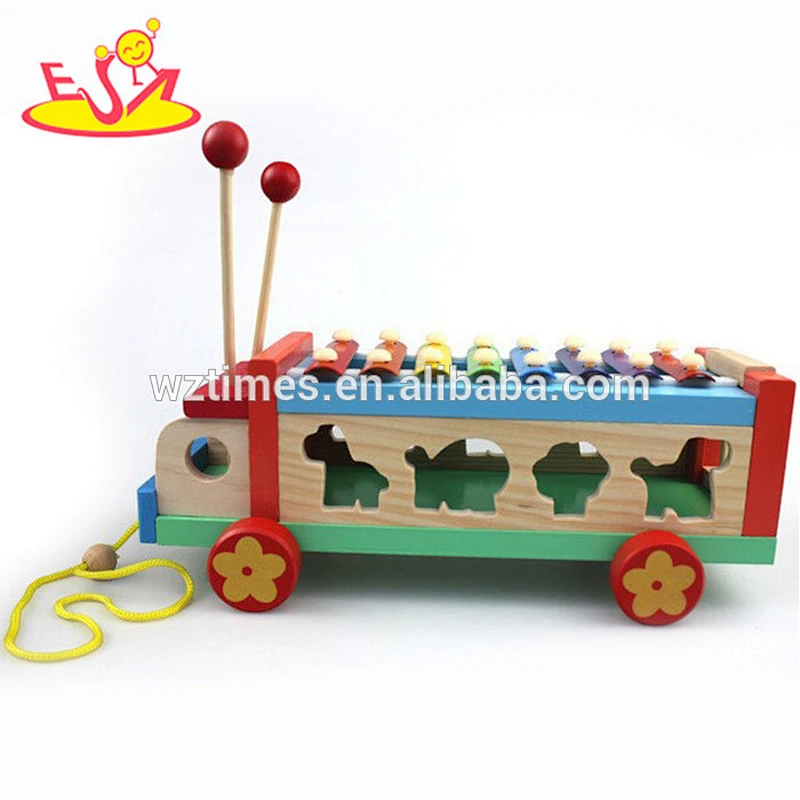 Heißer Verkauf 2018 scherzt hölzernes Spielzeugauto der hölzernen Spielzeugautoart und weisekinder hölzernes Spielzeugauto W04A214