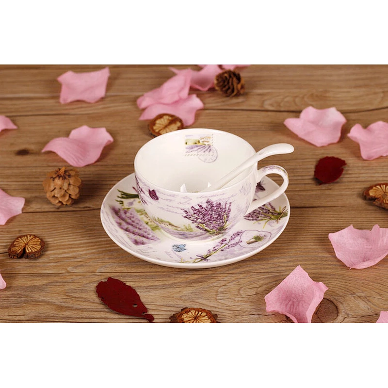 Factory wholesales price ceramic flower tea sets from china professional supplier
