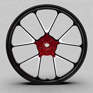 CNC Machining  Aluminum Motorcycle Forge Wheel
