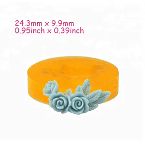 4 styles small flower molds decorative cake mold candy Silicone chocolate resin clay moulds