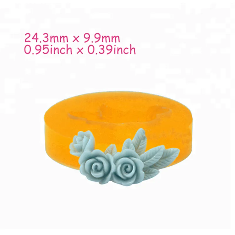 4 styles small flower molds decorative cake mold candy Silicone chocolate resin clay moulds