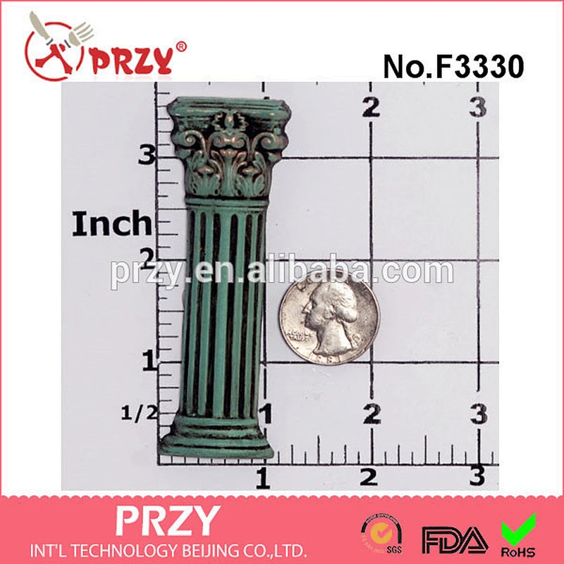 F3330 Silicone Mold Roman Pillar Architecture Column Mold Perfect Mold for Wedding Cake Column Decorations Crafts