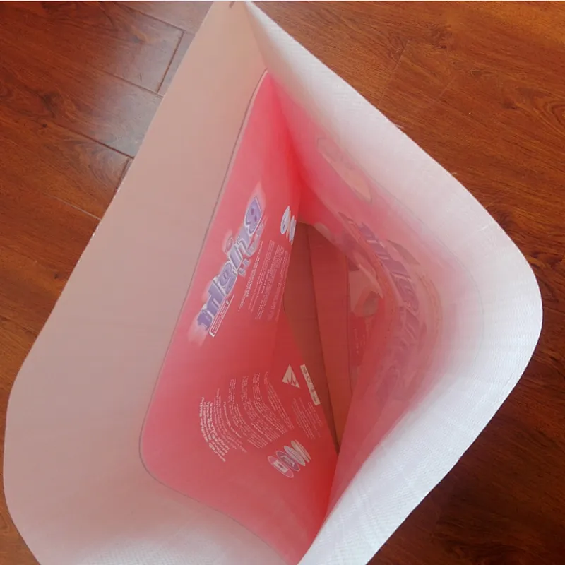 Customized design detergent plastic bag pp woven washing powder sack 16kg pouch