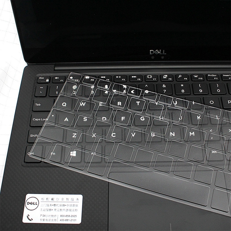 Aliba ba Wholesale Soft Ultrathin tpu elastic  ultrathin Keyboard Skin for dell xps 9370