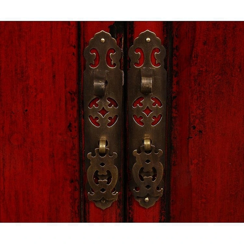 chinese antique oriental lacquer wooden storage chest cabinet furniture