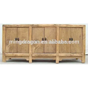 Chinese antique natural recycle wood bleached cabinet,Pine antique furniture