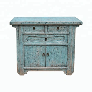 chinese antique reproduction distressed oriental buffet living room furniture