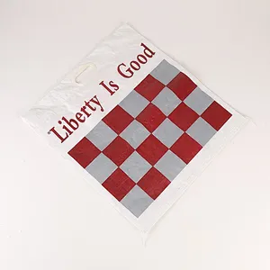Non-woven tape handle garment bag