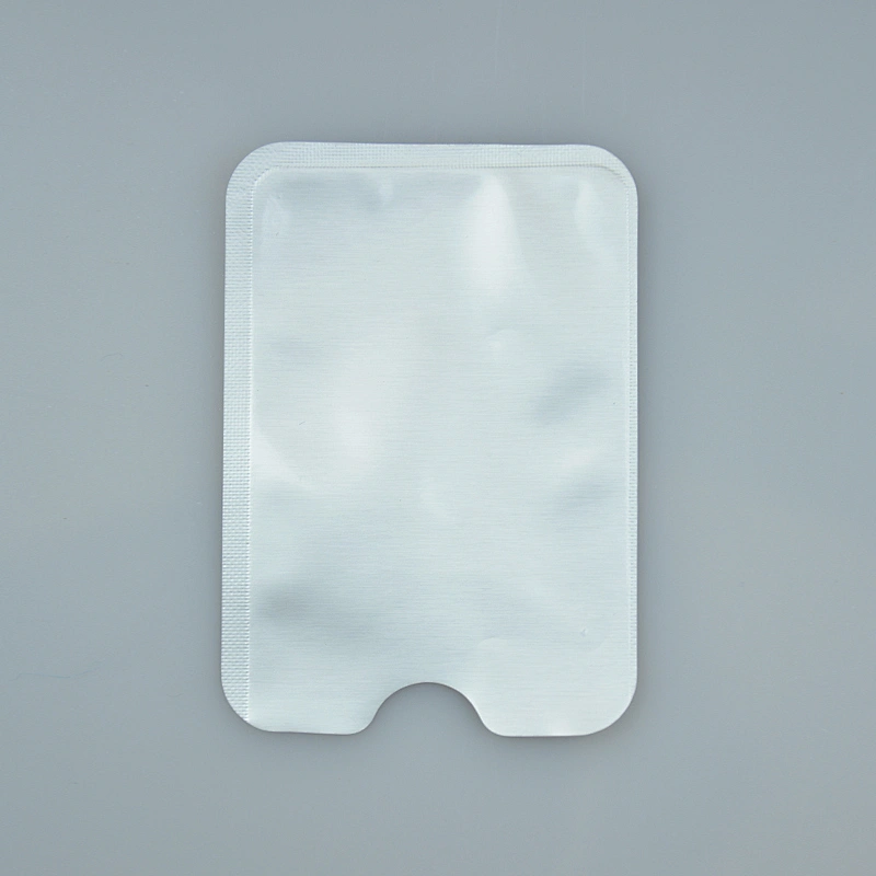 PE foil film plastic card holder bag for ID ,credit,bank