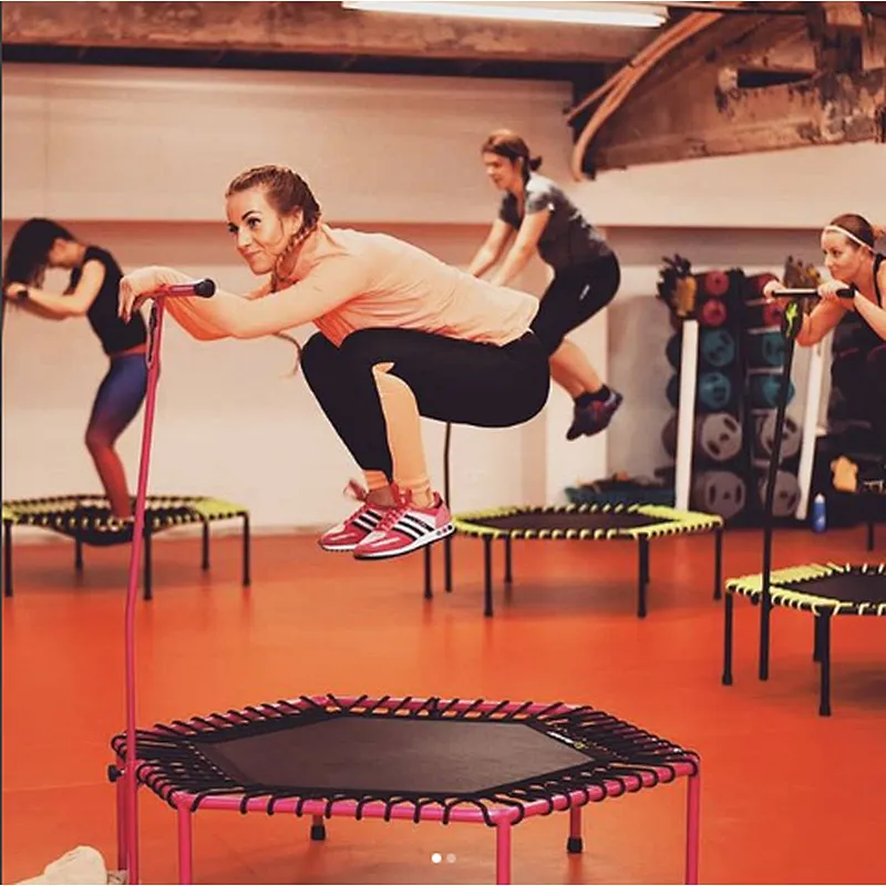 TX-B6390 Hexagon Gymnastics Mini Trampoline For Sale