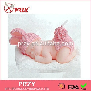 PRZY new baby cake decoration silicone molds and candle mold cake decorating baby silicone molds