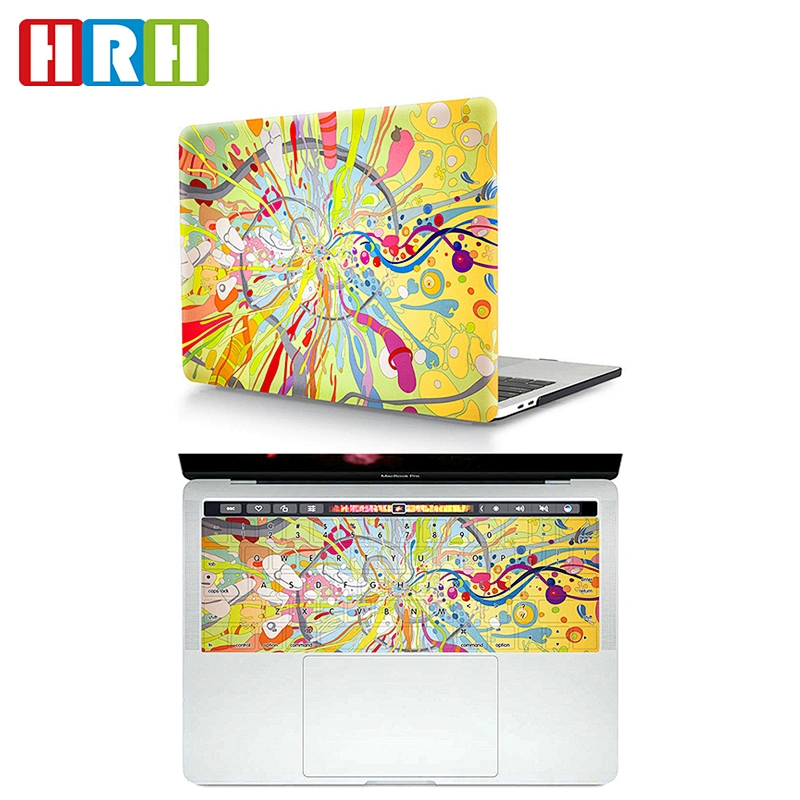 Graffiti design hard computer dust keyboard cover for macbook pro 13 computer case dust cover printer dust proof computer case