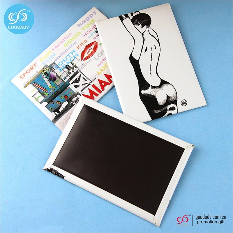 promotional metal tin custsom fridge magnet sticker wholesale